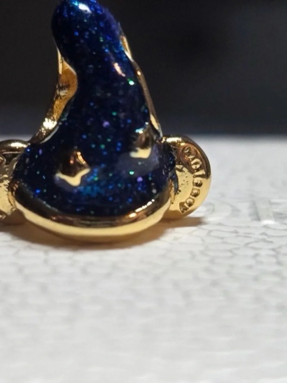 Pandora Disney Sorcerer Mickey Hat Charm – 14k Gold-Plated | 763344C01 | MINT